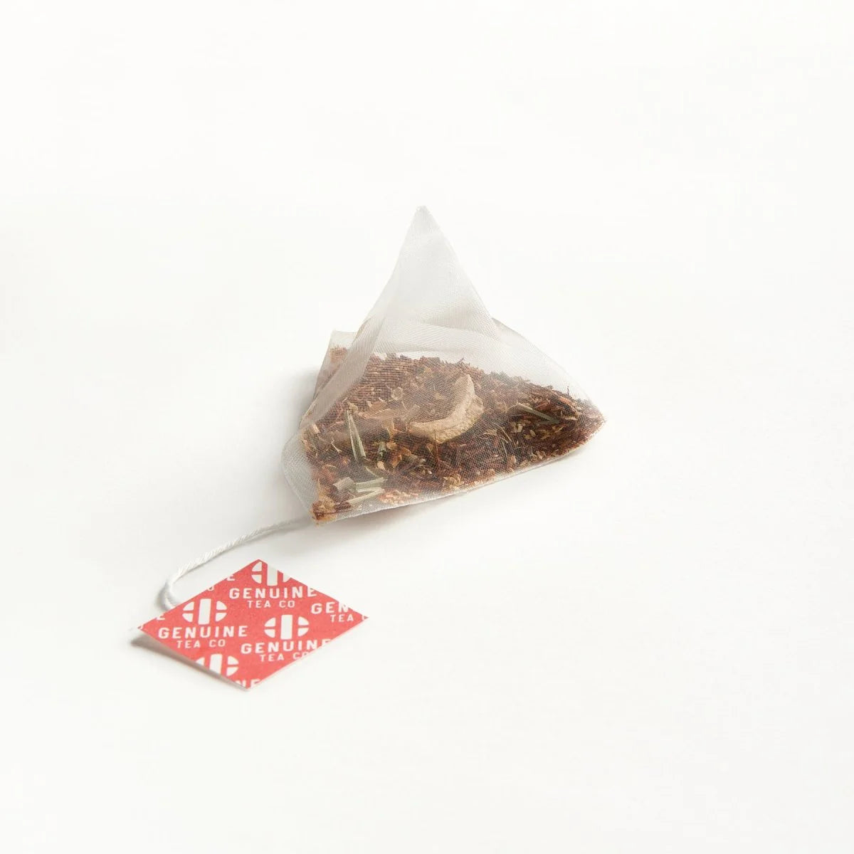 Pyramid Tea Bags - Lemon Ginger Rooibos Herbal Tea