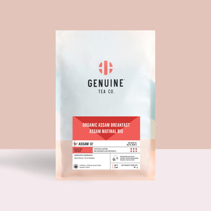 Pyramid Tea Bags - Organic Assam Breakfast - English Breakfast Black Tea